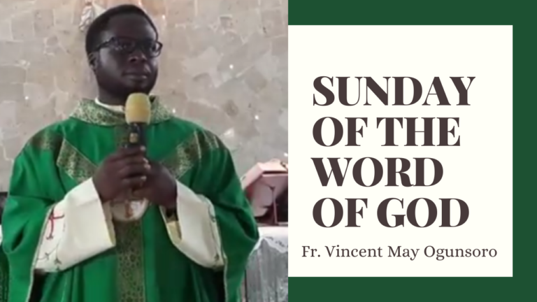 Sunday of the Word of God Homily (Video)
